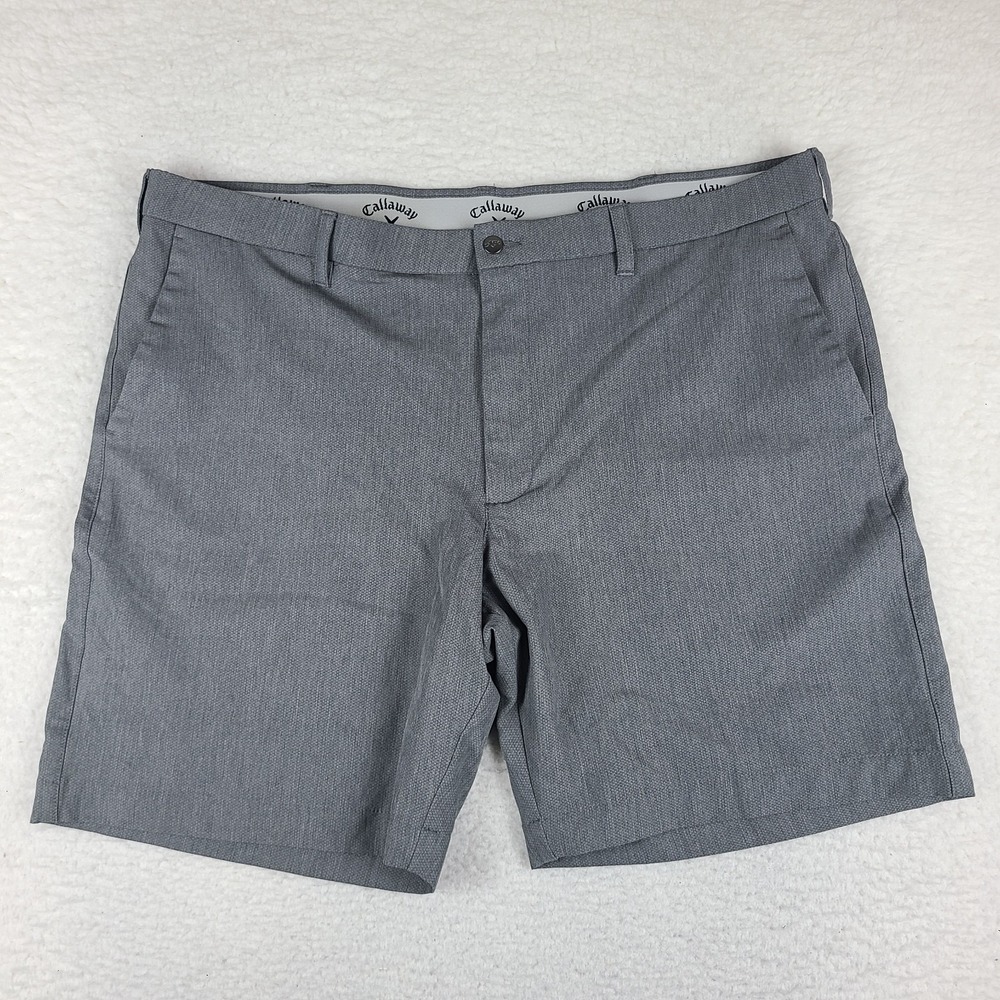 Callaway Shorts Mens 42 Dark Gray 9" Inseam Hybrid Chino‎ Performance Golf